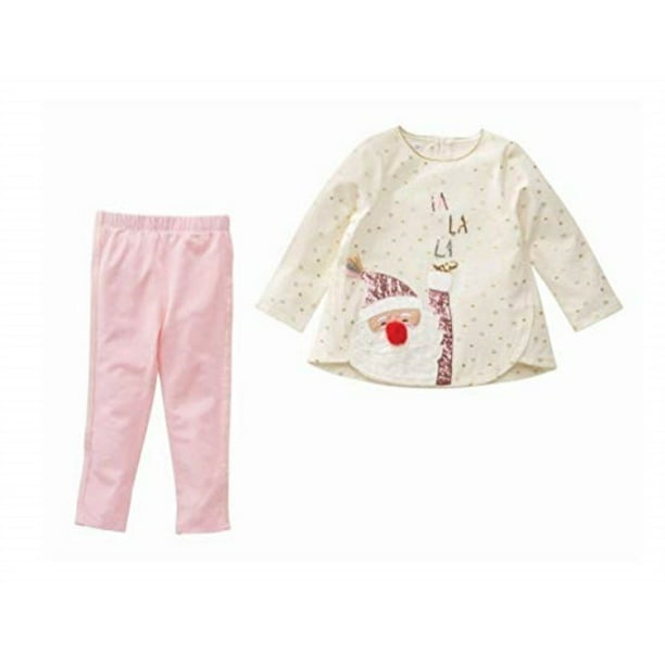 Mud Pie Baby White Girl Xmas Tunic